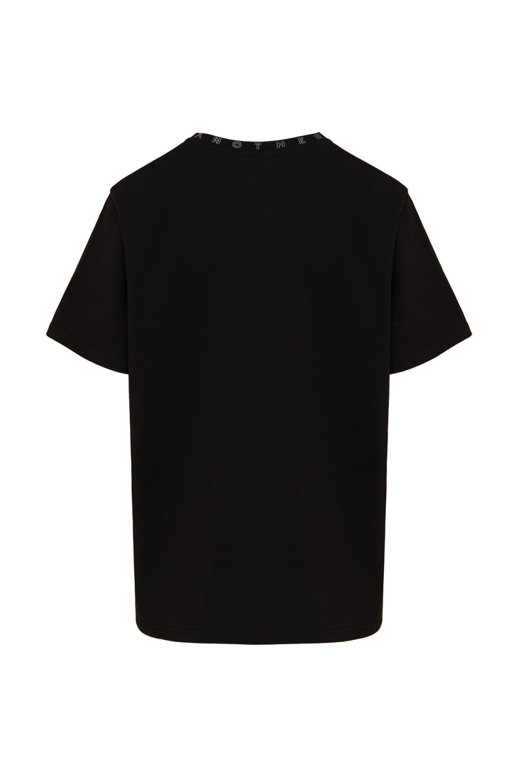 Womens Signature Black T Shirt Back view