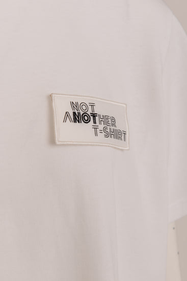 White Signature T Shirt with Branding